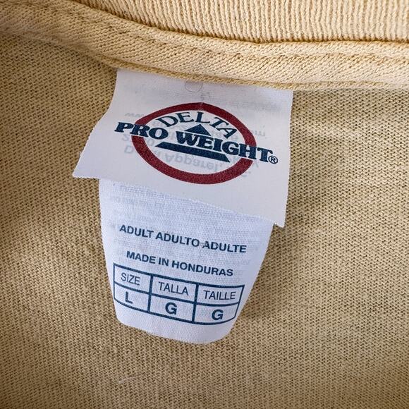 David Bowie 1978 Berlin Concert Tee L Vintage Style Band T-Shirt Reprint Yellow - Picture 4 of 9